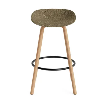 Mat Barstool barpall 75 cm - Seaweed-beech-black steel - Normann Copenhagen