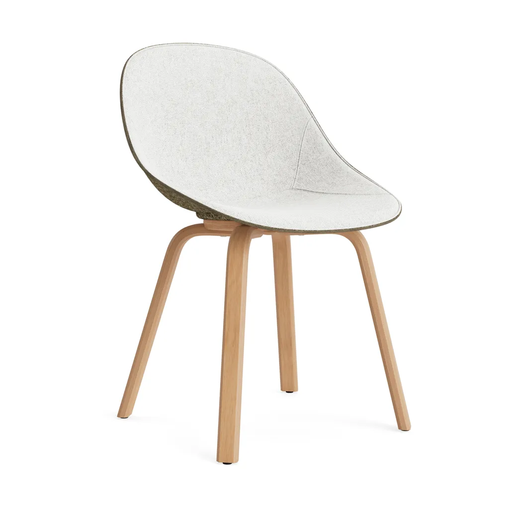 Mat Chair stol framsideklädd, Hallingdal 110-seaweed-beech Normann Copenhagen