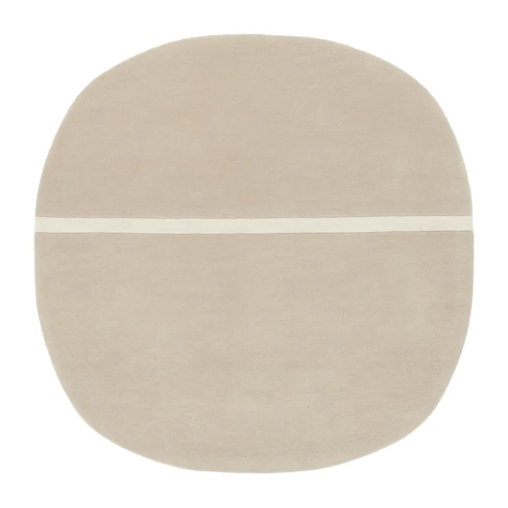 Oona matta 140x140 cm - Sand - Normann Copenhagen