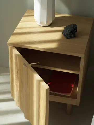 Rib sängbord - Oak, 52x42x40 cm - Normann Copenhagen