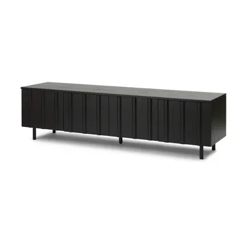 Rib sideboard låg - Soft Black - Normann Copenhagen
