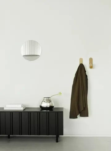 Rib sideboard låg - Soft Black - Normann Copenhagen