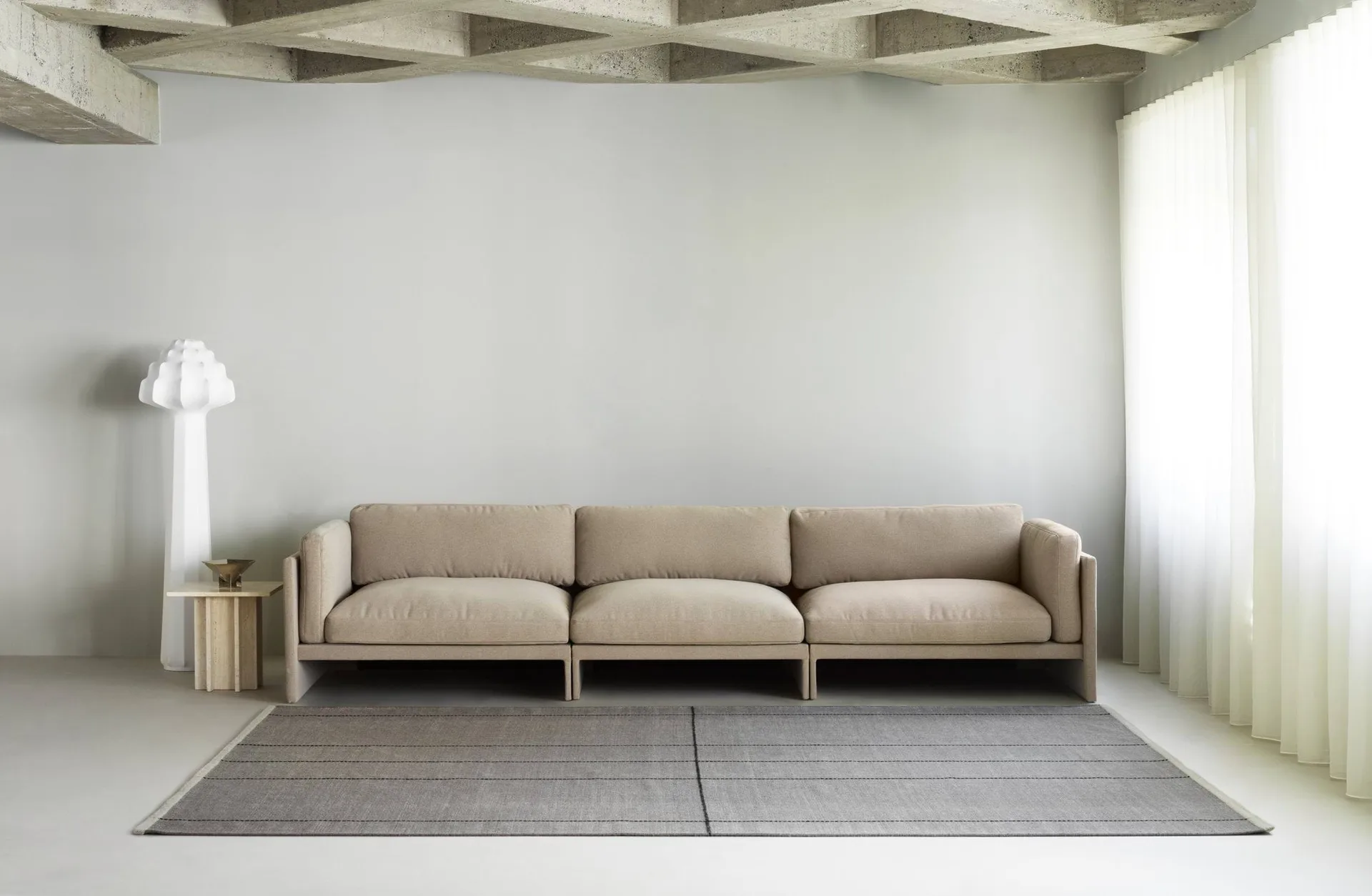 Seam gångmatta 80x250 cm, Grey tones, 80x250 cm Normann Copenhagen