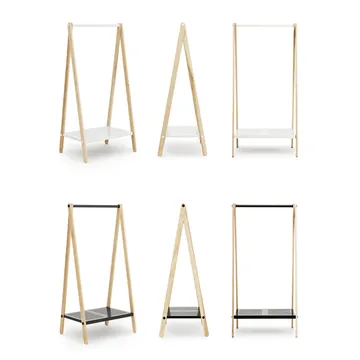 Toj klädhängare - white, stativ i ask - Normann Copenhagen