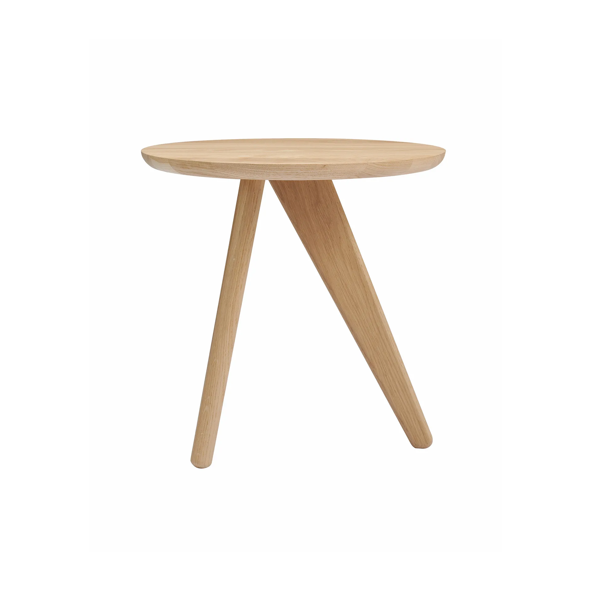 Fin sidobord Ø40 cm, Natural oak NORR11