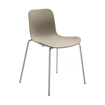 Langue stol - Warm grey-kromat stativ - NORR11