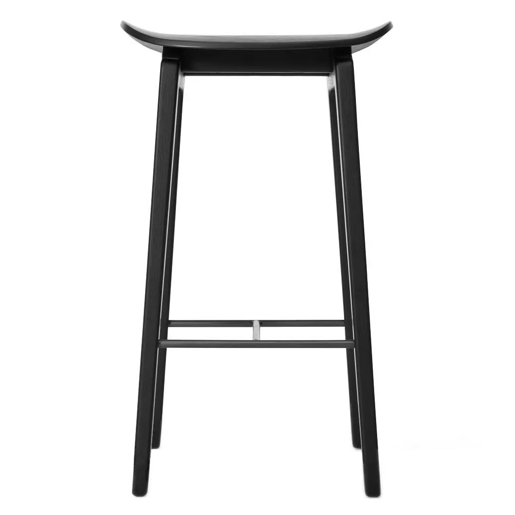 NY11 barstol 65 cm, Svartbetsad ek NORR11