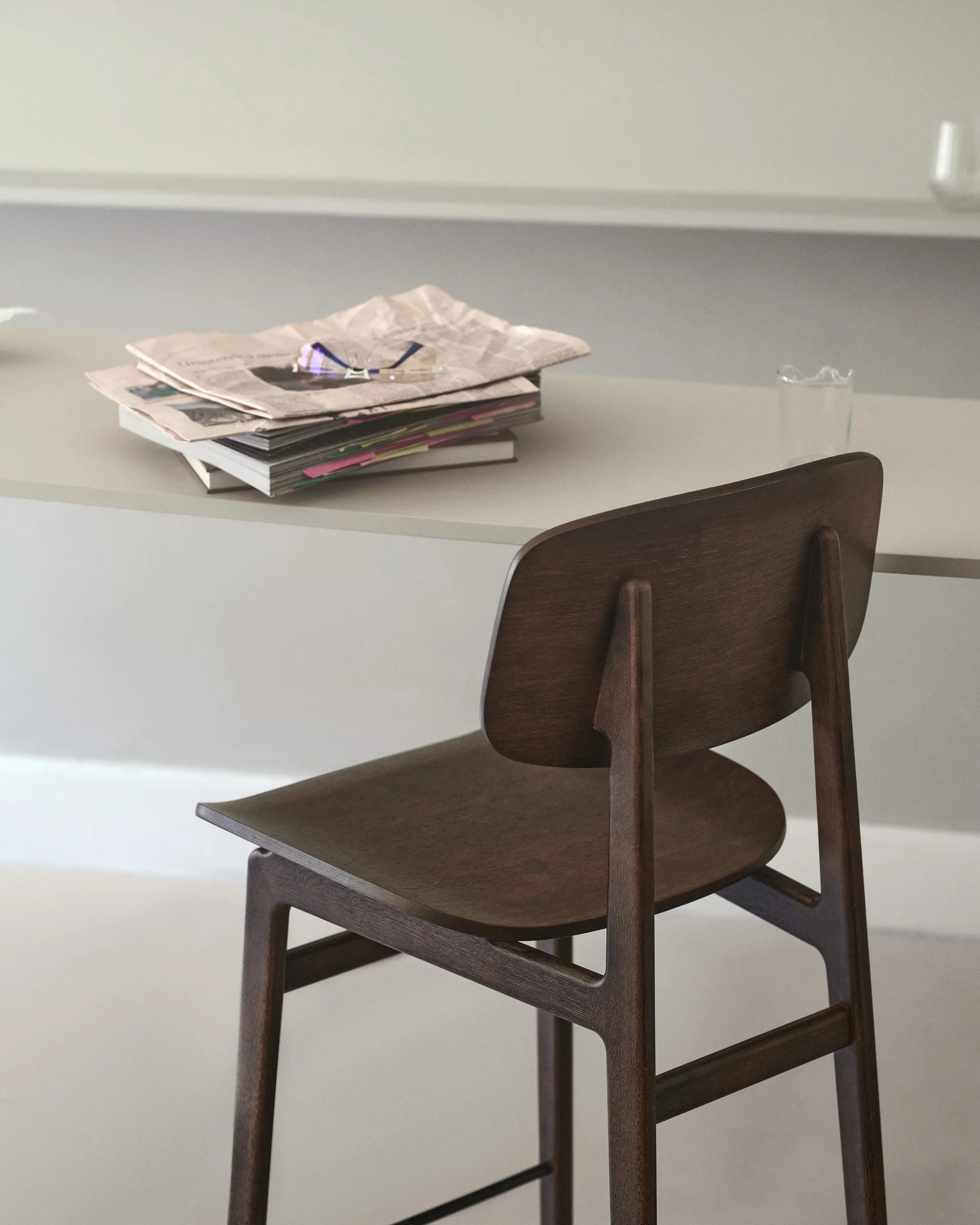 NY11 barstol, Dark smoked oak, 75 cm NORR11