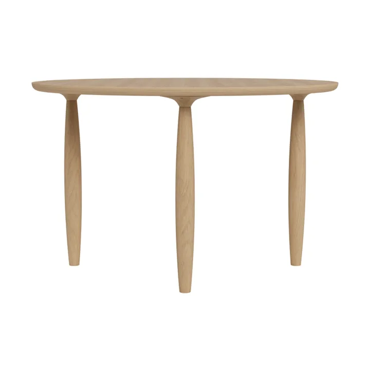 Oku matbord - Natural oak, Ø120 cm - NORR11