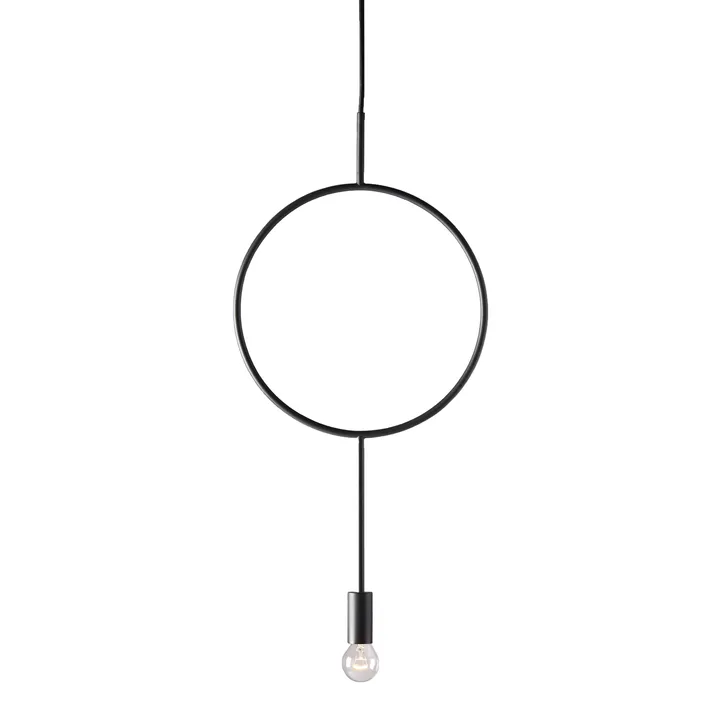 Circle taklampa - svart - Northern