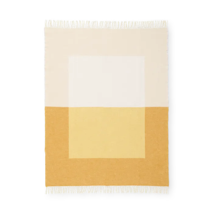 Echo pläd 130x170 cm - Yellow - Northern