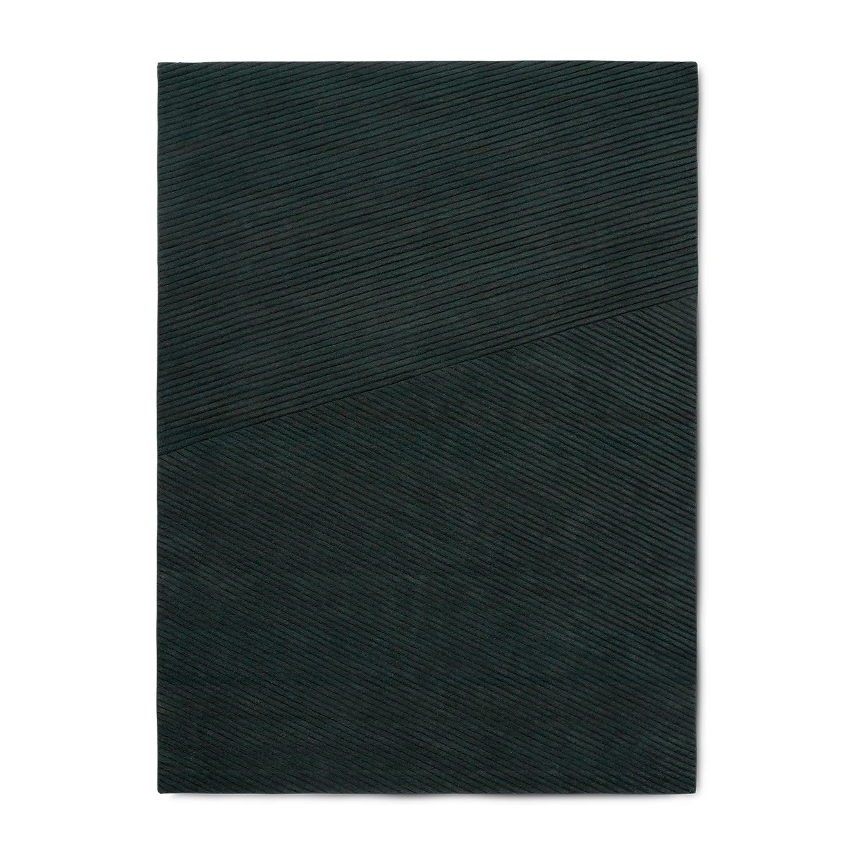 Row matta medium 170x240 cm, Mörkgrön Northern
