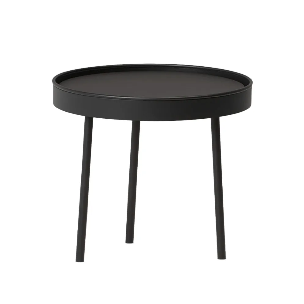 Stilk soffbord svart small Ø34 cm H:34 cm Northern