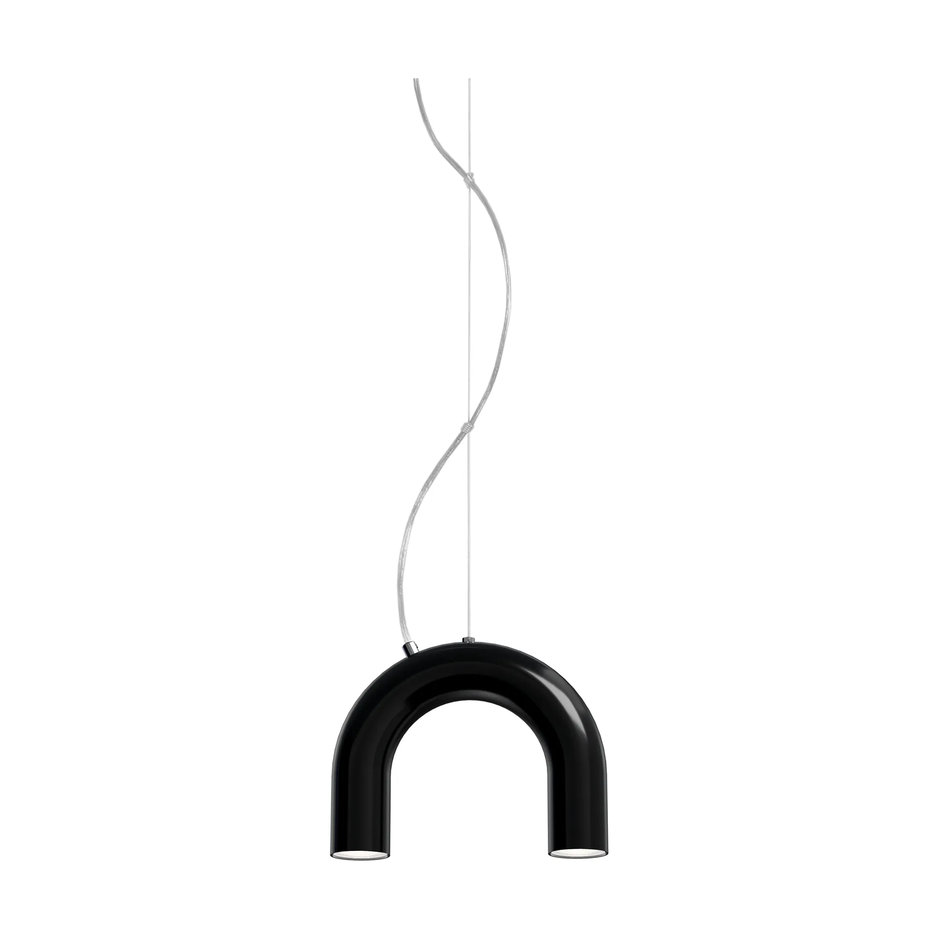 Arch single pendel, Black, 25,5 cm Oblure