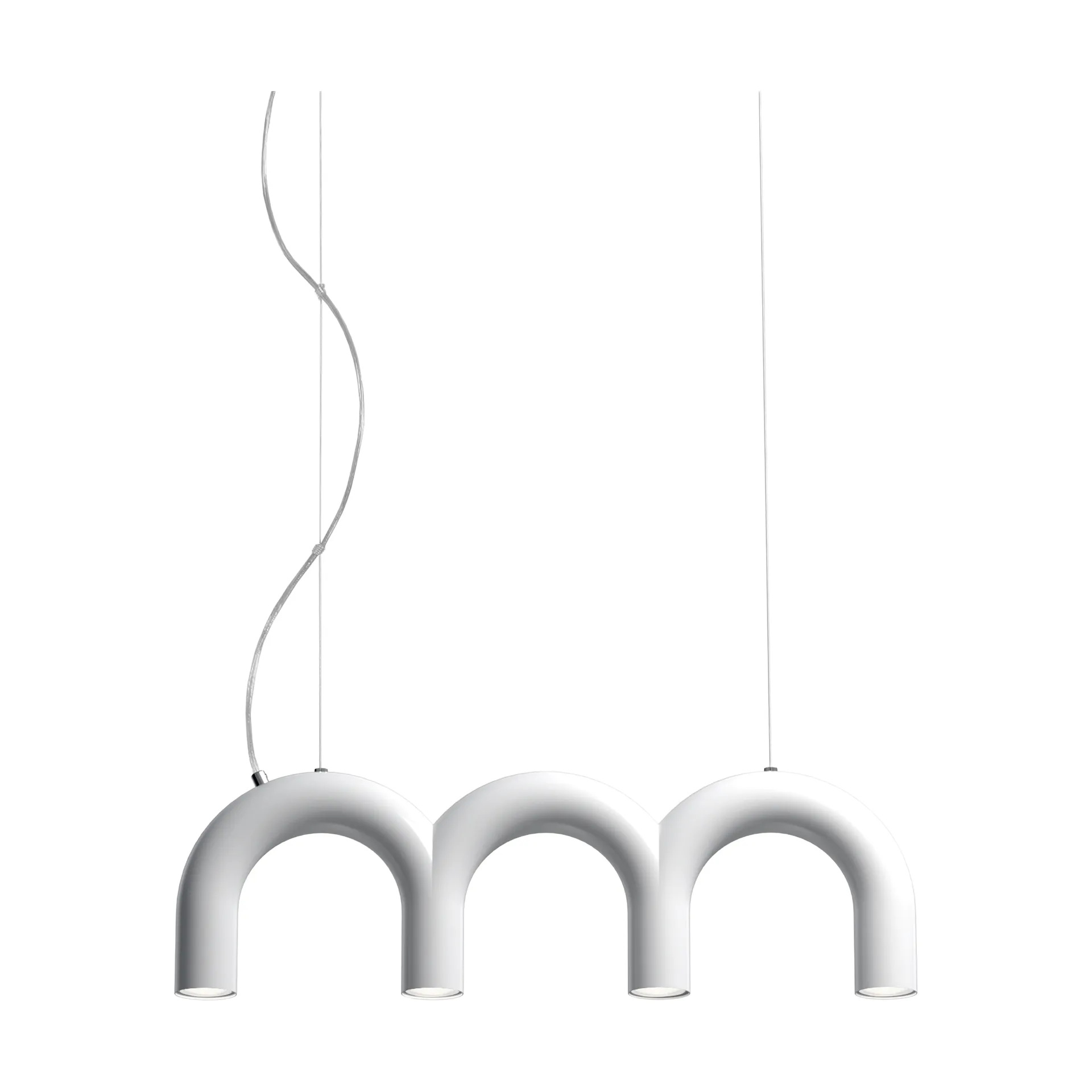 Arch triplette pendel, White, 65,6 cm Oblure
