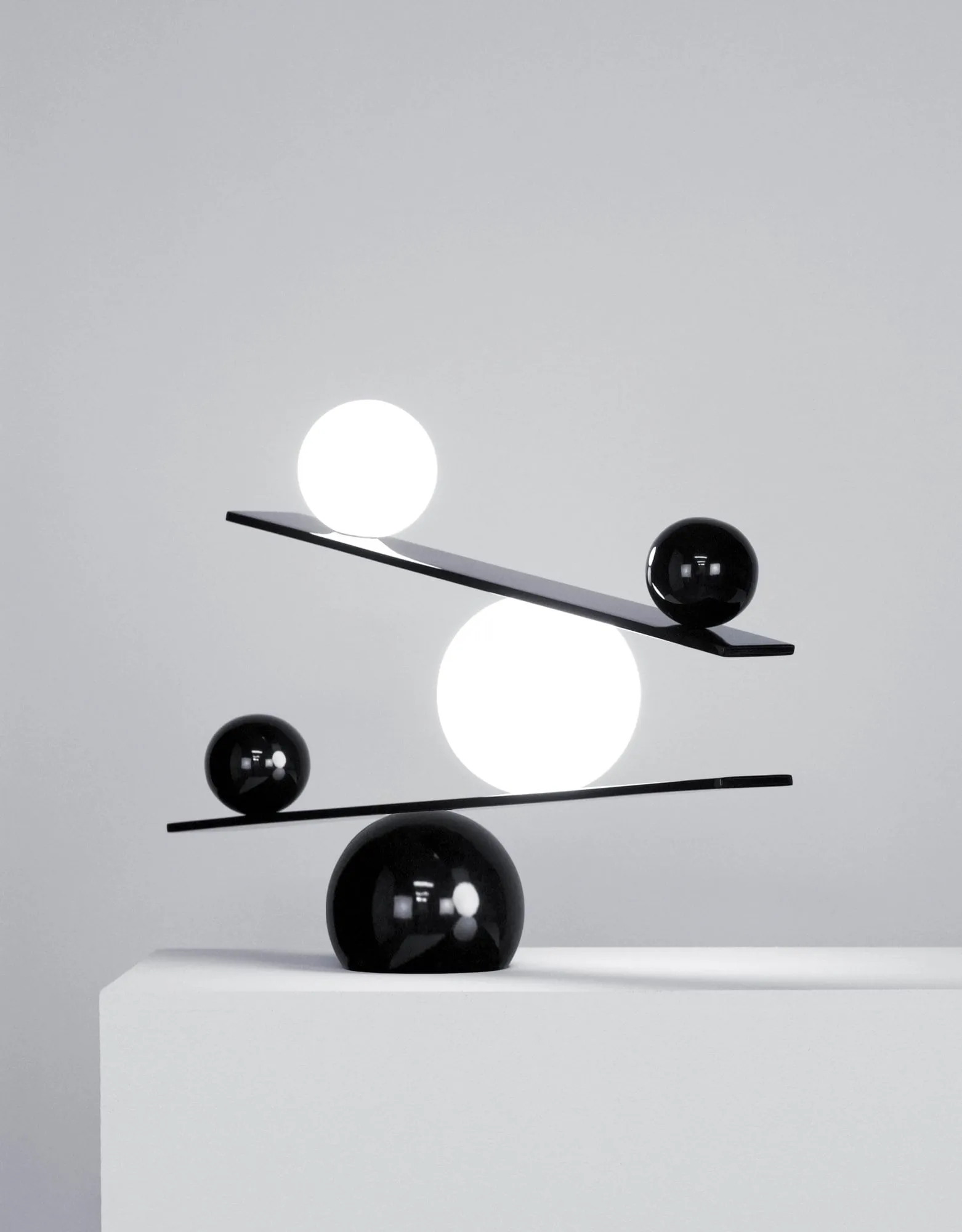 Balance bordslampa, Black, v2 Oblure