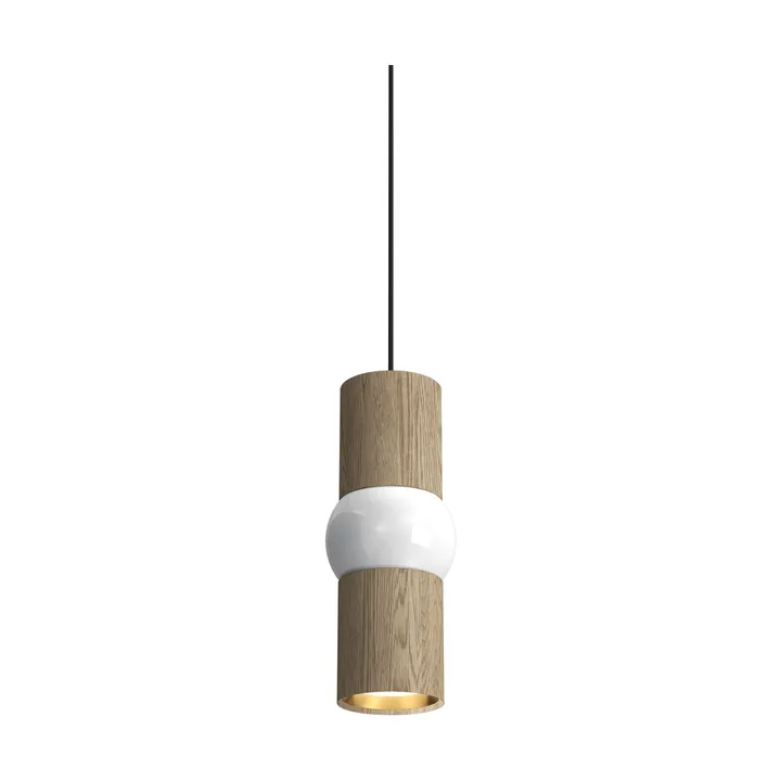 Lightbone pendel - Small 24 cm, natural oak - Oblure