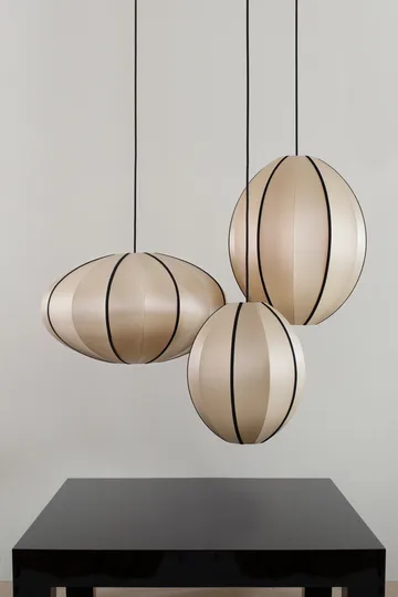 Indochina Classic Oval L lampskärm - Kit-black - Oi Soi Oi