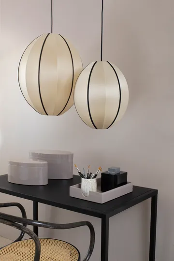 Indochina Classic Oval S lampskärm - Kit-black - Oi Soi Oi