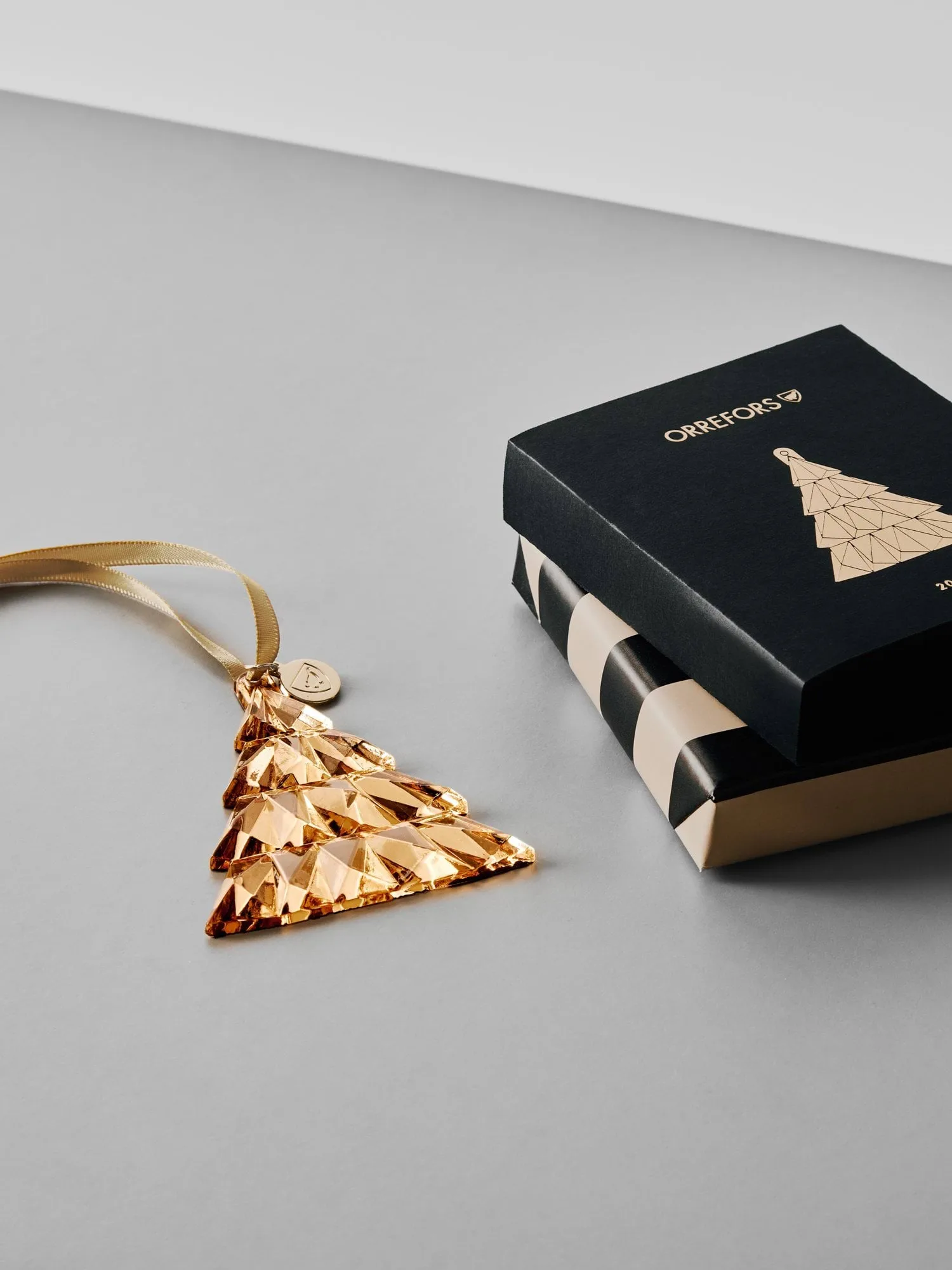 Annual ornament tall, 21K guld Orrefors