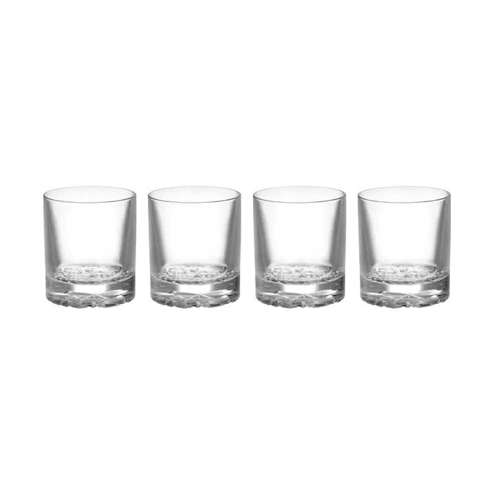 Carat old fashioned glas 21 cl 4-pack - Klar - Orrefors