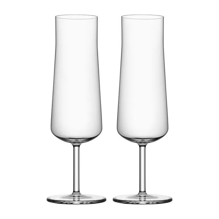 Informal champagneglas 22 cl 2-pack - Klar - Orrefors
