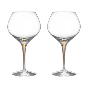 Intermezzo Bouquet vinglas 70 cl 2-pack - Guld - Orrefors