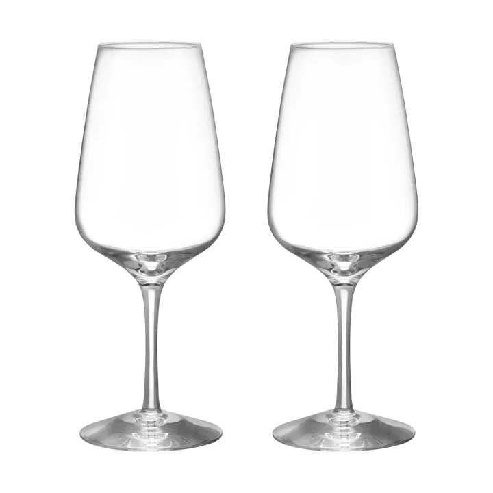Pulse vinglas 38 cl 2-pack - Klar - Orrefors