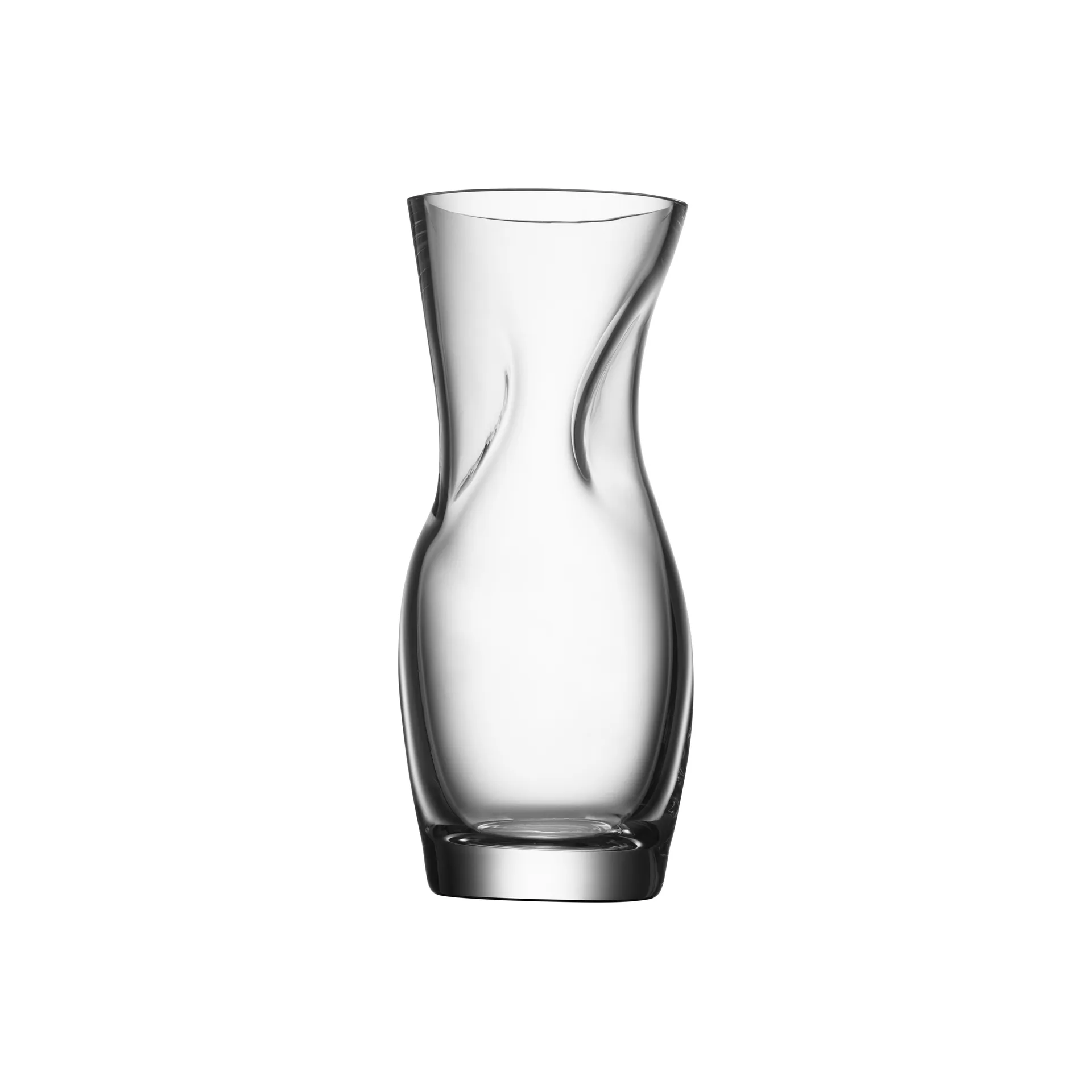 Squeeze vas 23 cm, Klar Orrefors