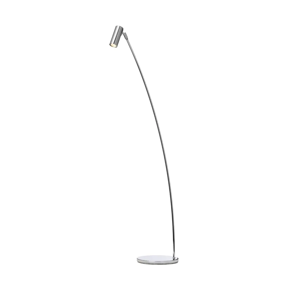 Puck golvlampa, krom Örsjö Belysning