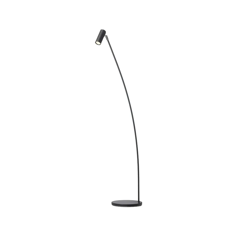 Puck golvlampa, svart struktur Örsjö Belysning