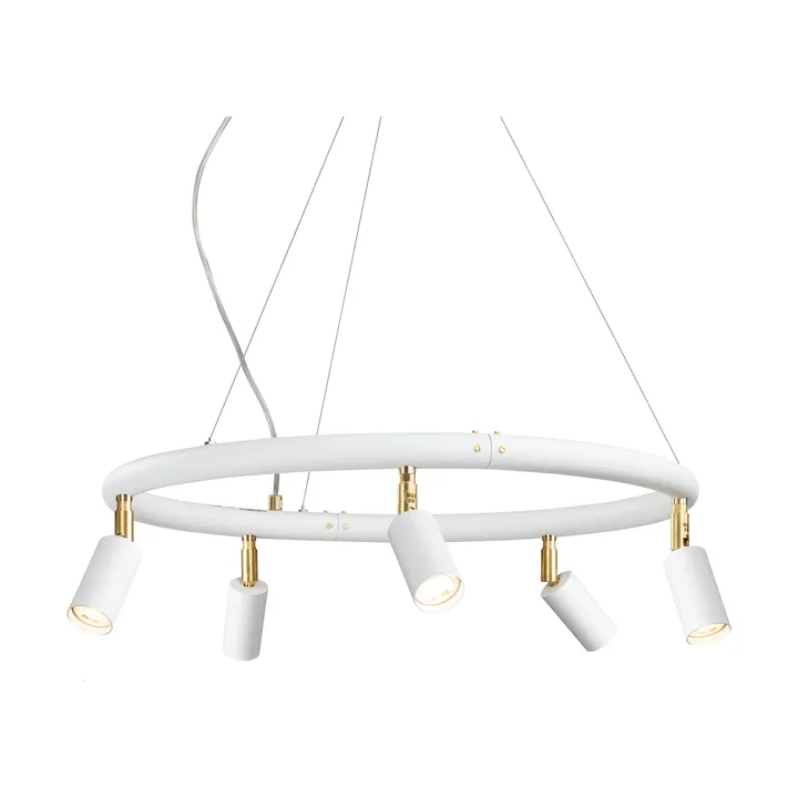 Starlight rund vägg- och taklampa Ø60 cm - Vit strukturlack RAL 9016 - Örsjö Belysning