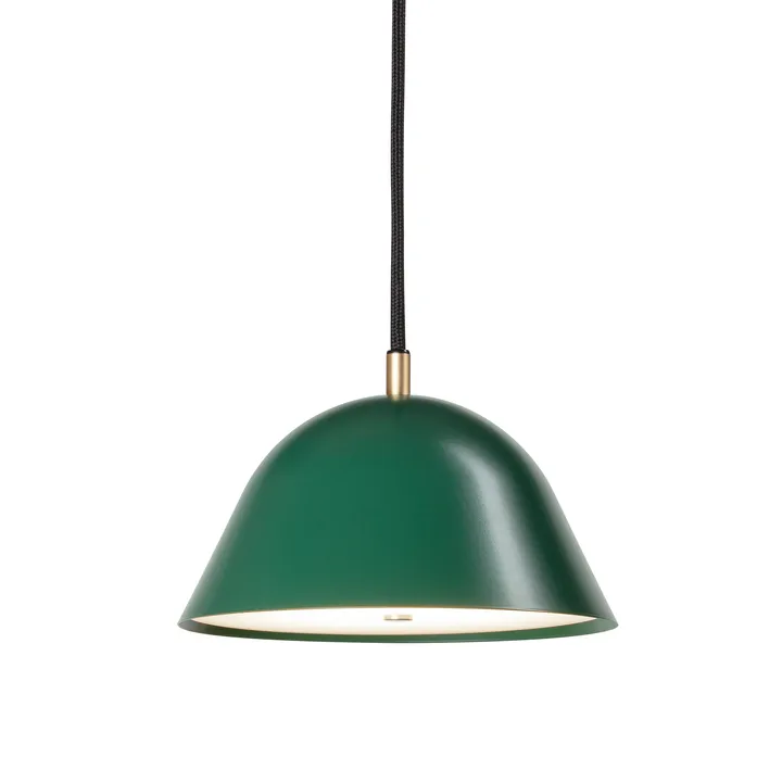 Streck pendel small 11x21 cm - Tallgrön RAL 6028 - Örsjö Belysning
