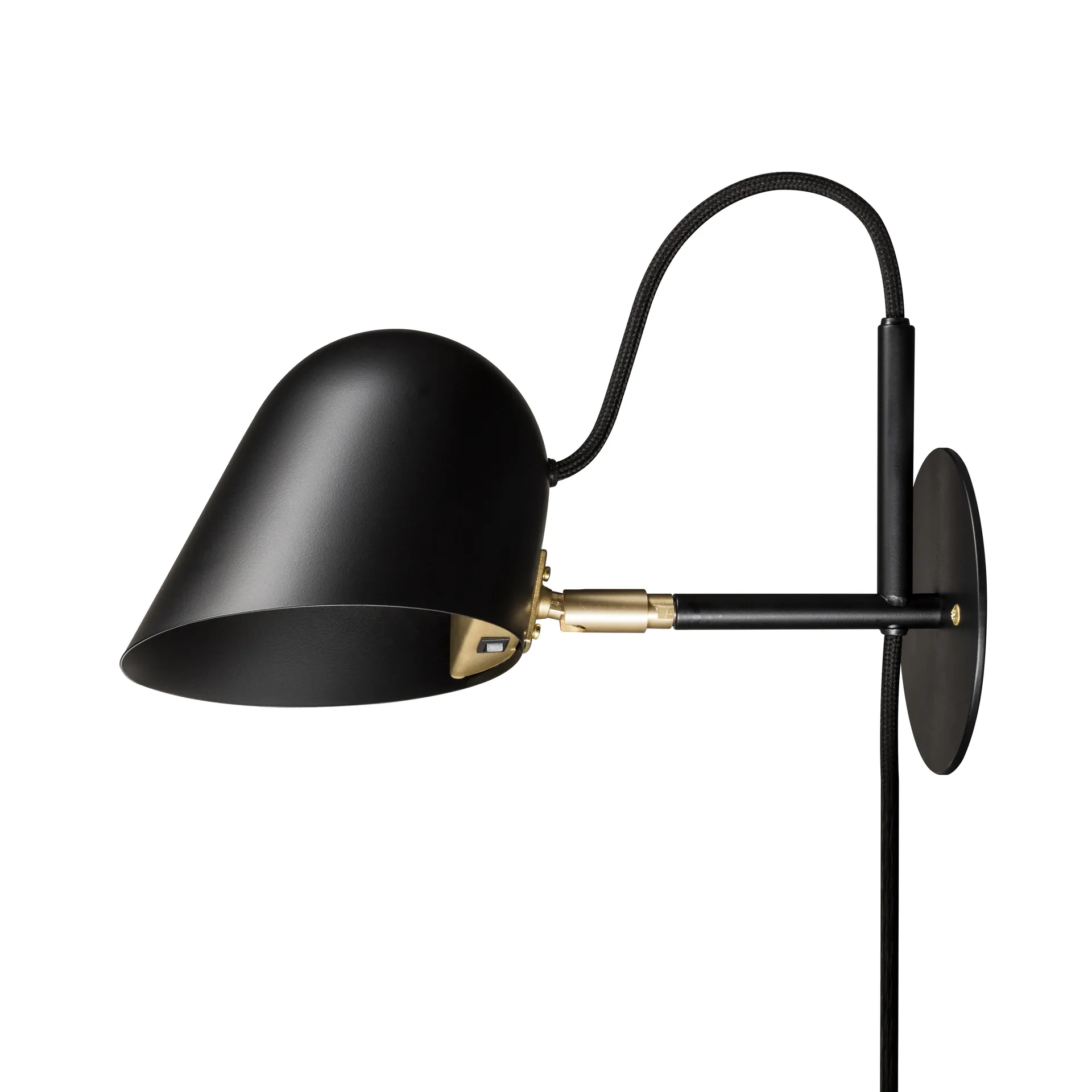 Streck vägglampa, svart Örsjö Belysning