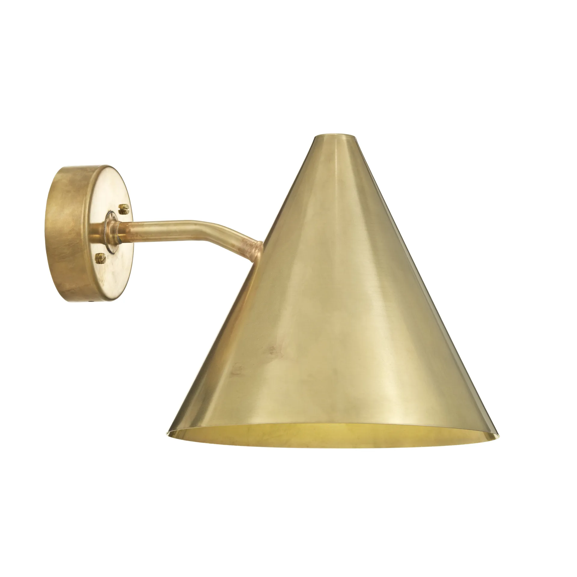 Tratten vägglampa, Rå mässing, Ø24x22,5 cm Örsjö Belysning