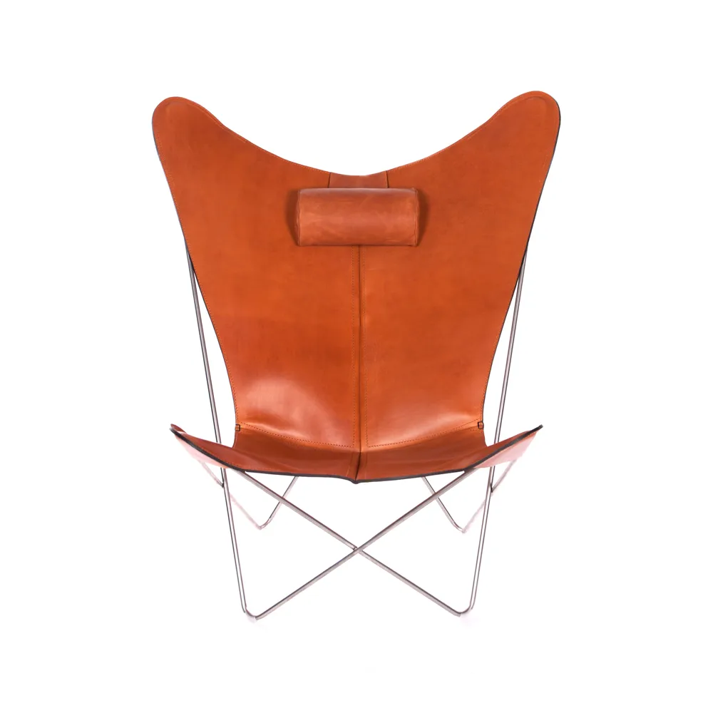 KS Chair fladdermusfåtölj, Hazelnut-rostfritt stativ OX Denmarq