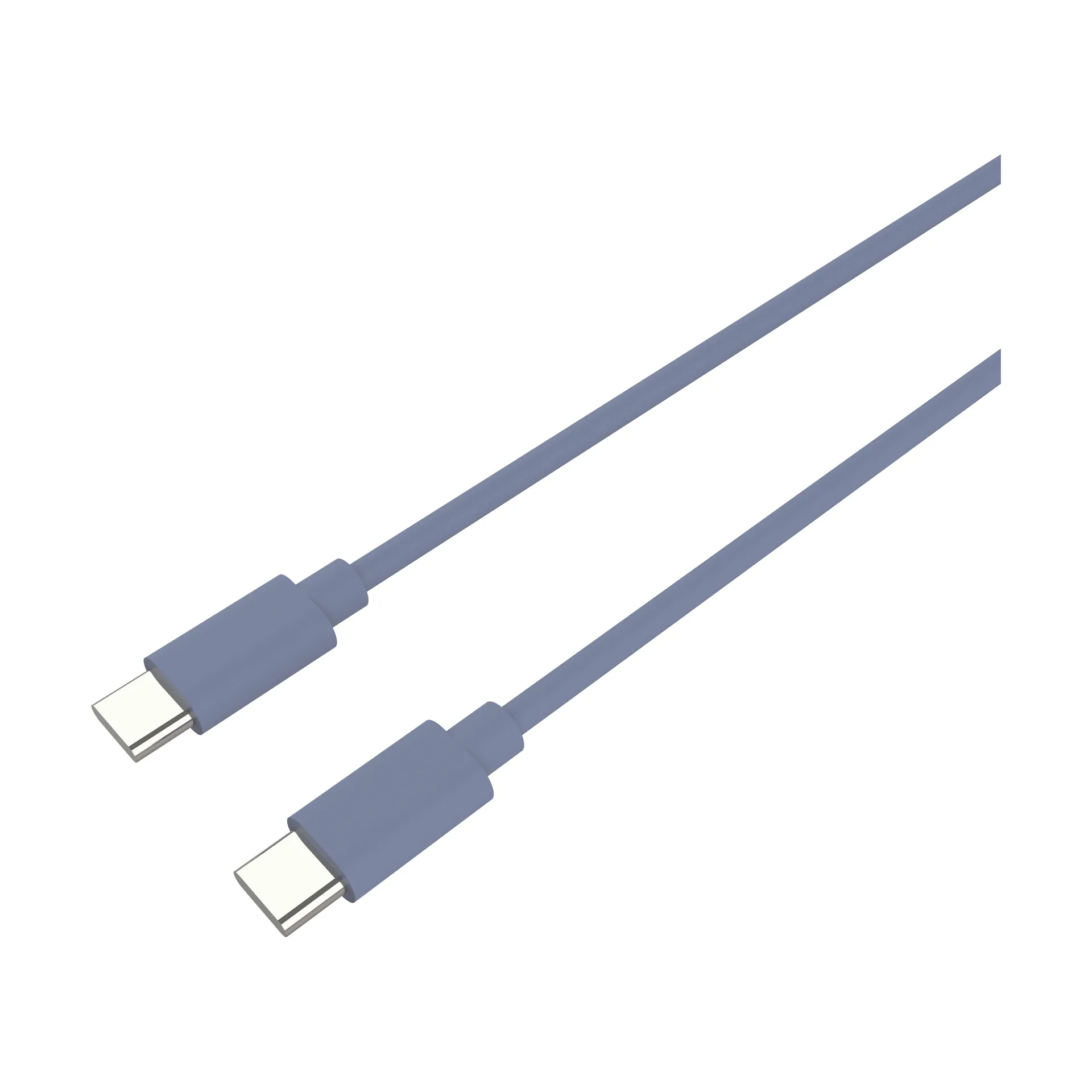 USB-C till USB-C kabel 240 w, Kattegatt blue, 2 m Palette