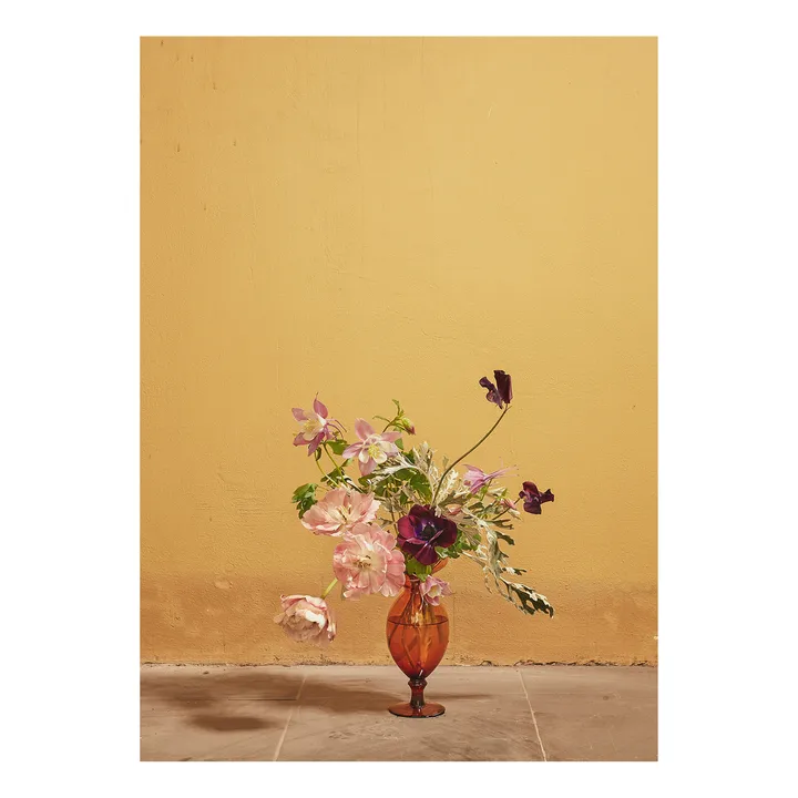 Blomst 02 Ochra poster - 50x70 cm - Paper Collective