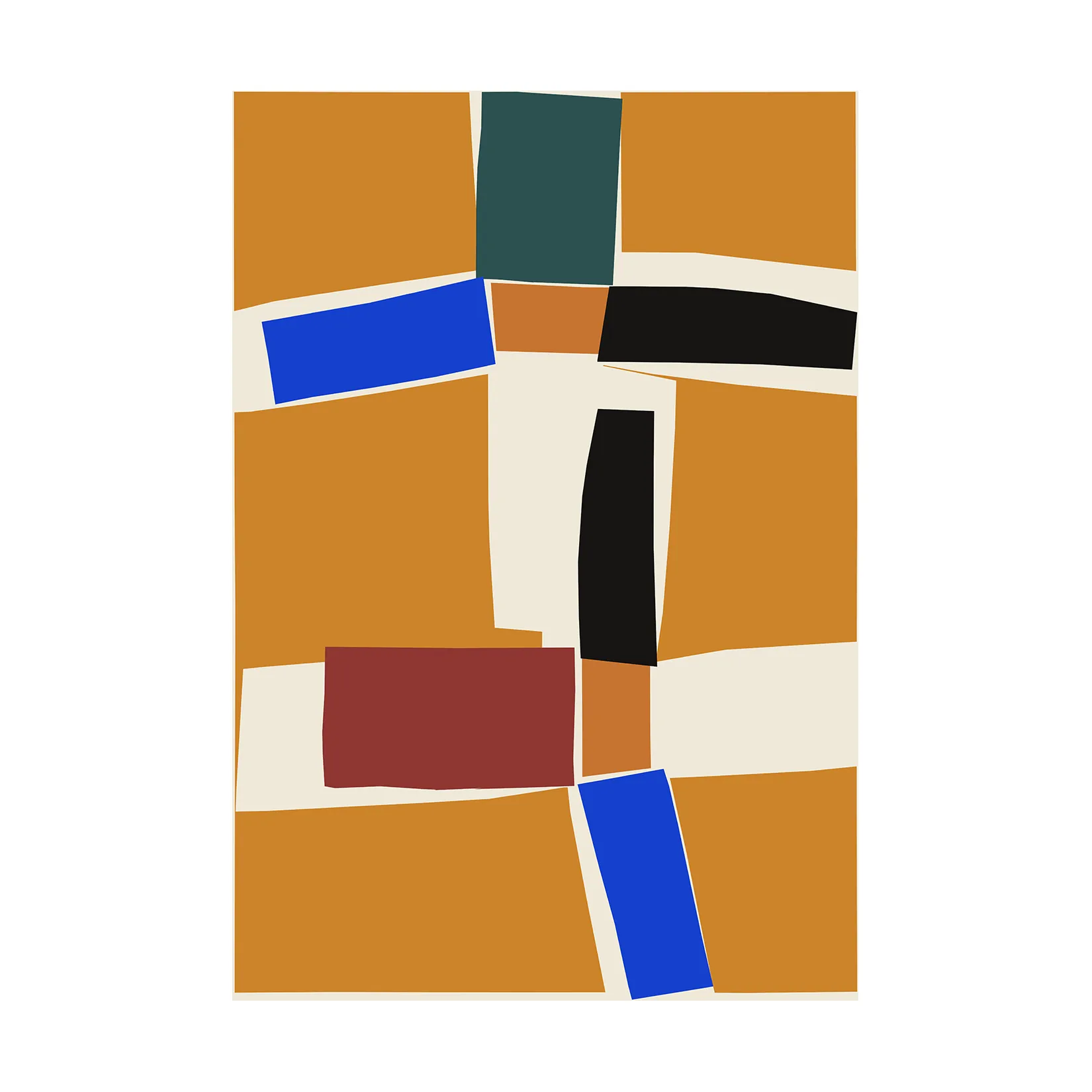 Fragments poster, 50x70 cm Paper Collective