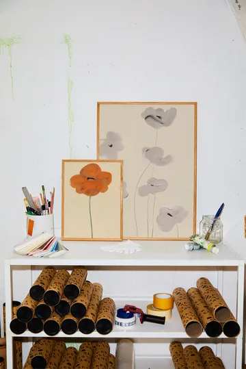 Orange Vallmo poster - 30x40 cm - Paper Collective