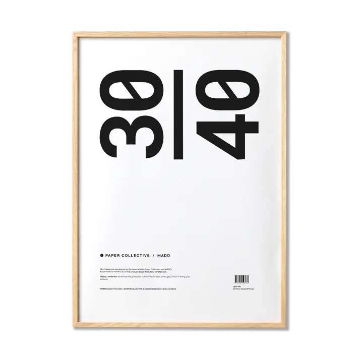 Paper Collective ram plexiglas-ask - 30x40 cm - Paper Collective