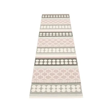 Asta gångmatta - pale rose, 70x360 cm - Pappelina