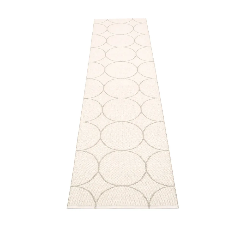 Boo gångmatta, linen/vanilla, 70x300 cm Pappelina