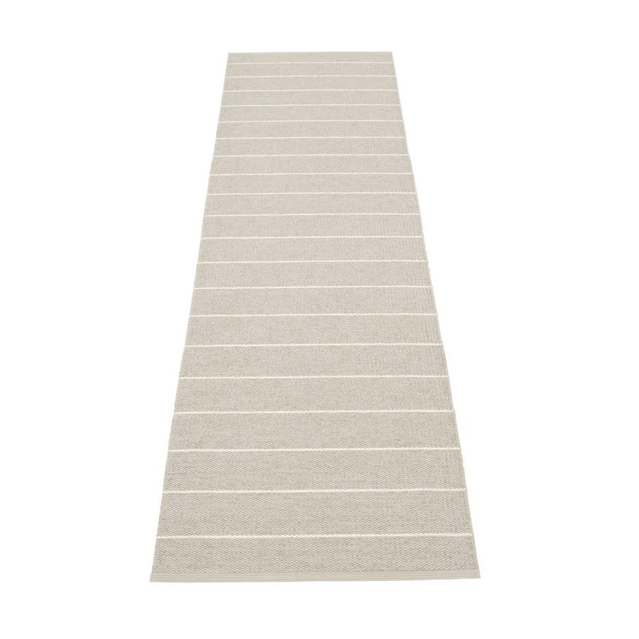 Carl gångmatta, linen/beige, 70x350 cm Pappelina