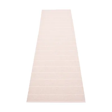 Carl gångmatta - Pale rose/pearl pink, 70x270 cm - Pappelina