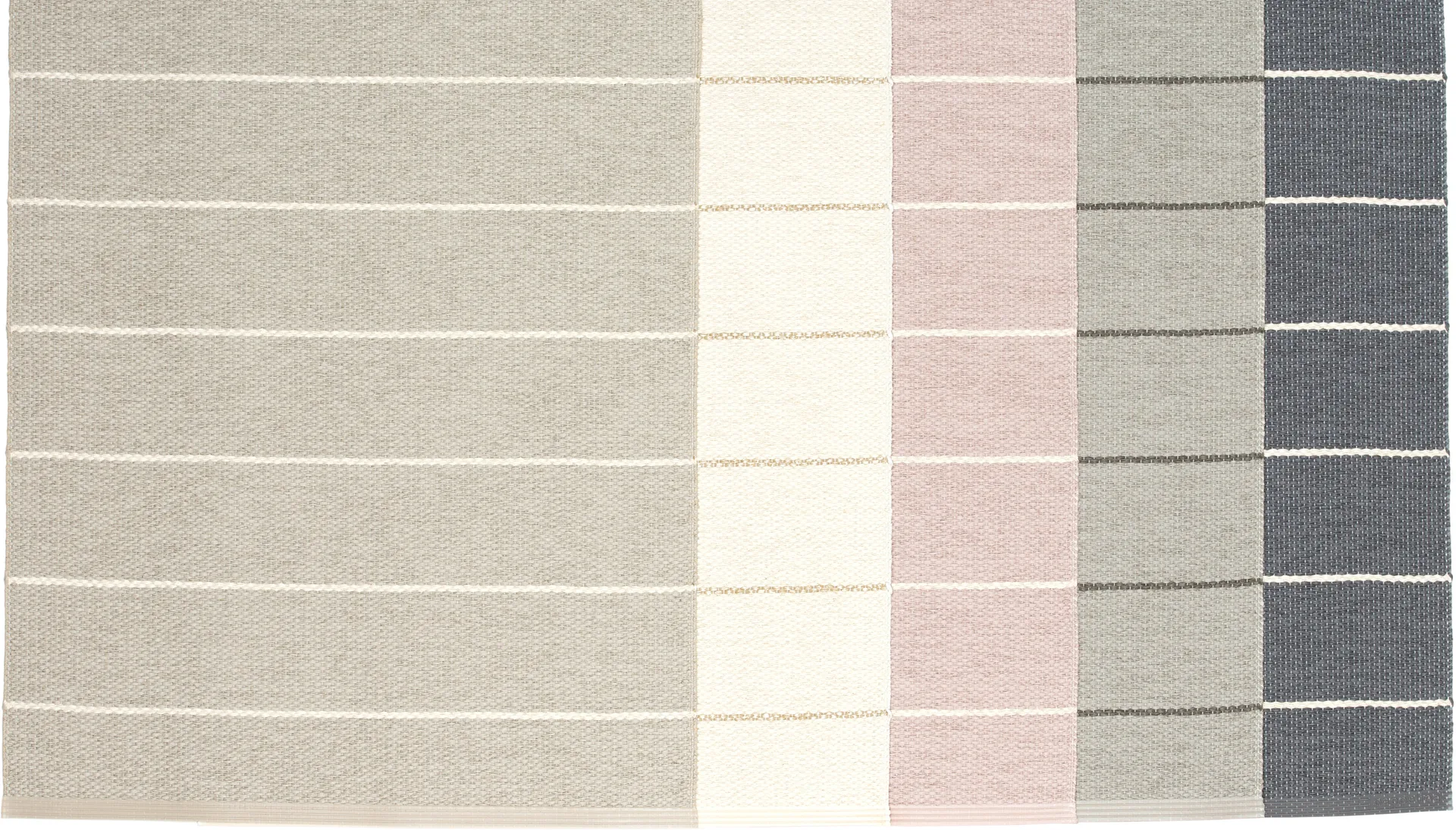 Carl gångmatta, Pale rose/pearl pink, 70x90 cm Pappelina