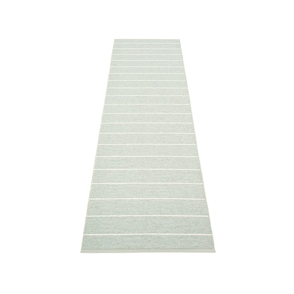 Carl gångmatta, sage/seagrass, 70x270 cm Pappelina