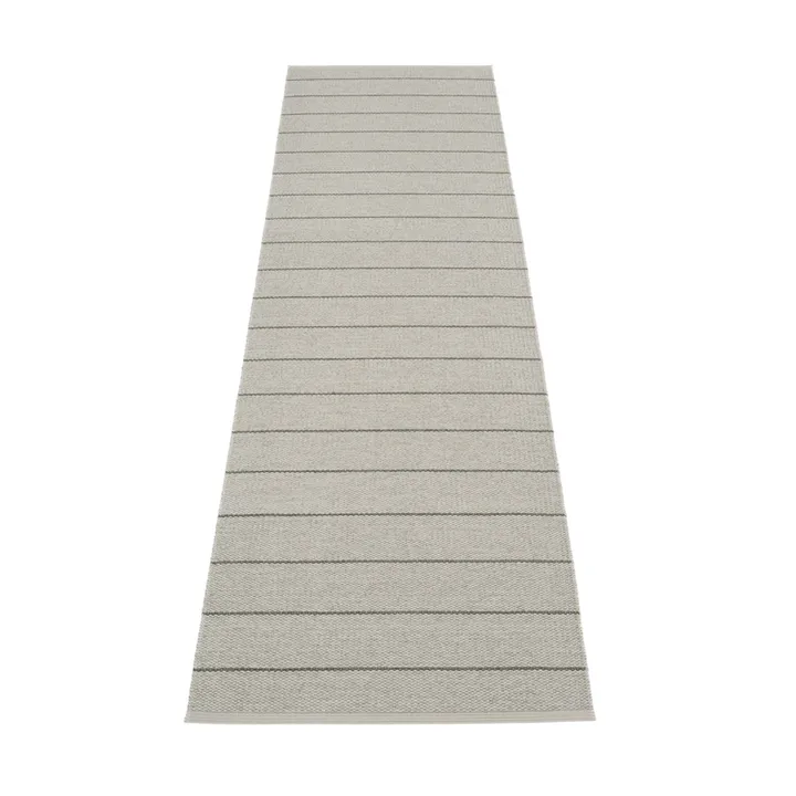 Carl gångmatta - warm grey/fossil grey, 70x180 cm - Pappelina