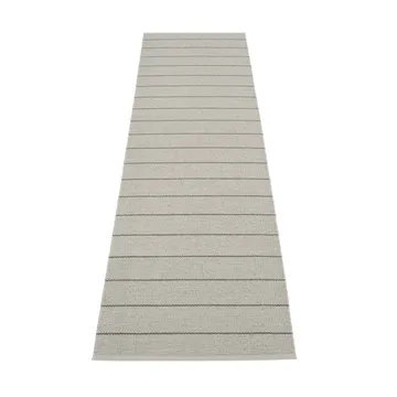 Carl gångmatta - warm grey/fossil grey, 70x270 cm - Pappelina