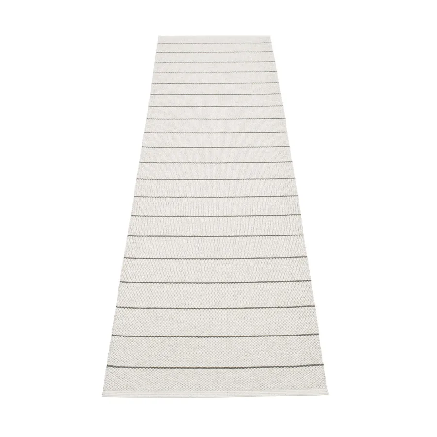 Carl gångmatta, warm grey/fossil grey, 70x350 cm Pappelina